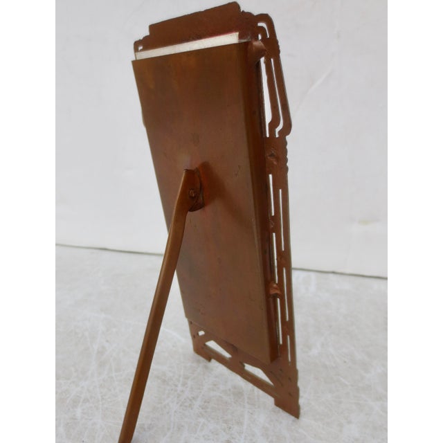 Art Deco Coppery Art Deco Photo Frame For Sale - Image 3 of 8