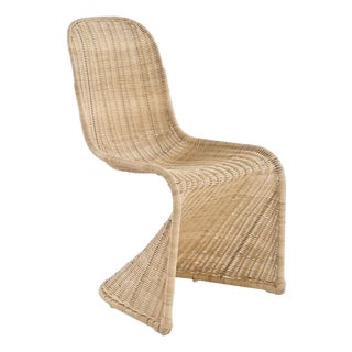 Matthew Izzo Home Rattan Context Chair For Sale