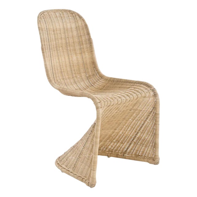 Matthew Izzo Home Rattan Context Chair For Sale