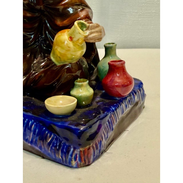 Mid-Century Royal Doulton "The Potter" Figurine Hn 1493 - Vintage Original by Charles For Sale - Image 12 of 12