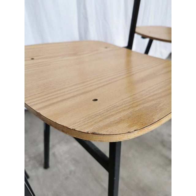Wood Mid-Century Modern School Chairs from STOL Kamnik, 1970s, Set of 4 For Sale - Image 7 of 18