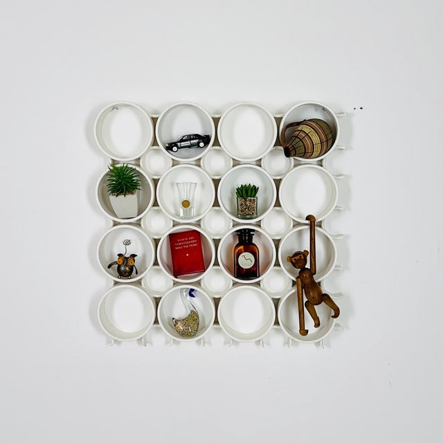 Space Age White Plastic Wall or Ceiling Panels System, Switzerland, 1970s For Sale - Image 11 of 11