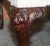 Antique Hand Carved Lion's Paw Leg Club Armchair For Sale - Image 9 of 18