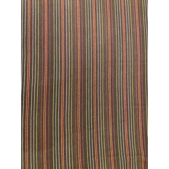 Textile Osborne & Little's "Tabriz Bukhara" Woven Stripe Fabric - 4 Yards For Sale - Image 7 of 7