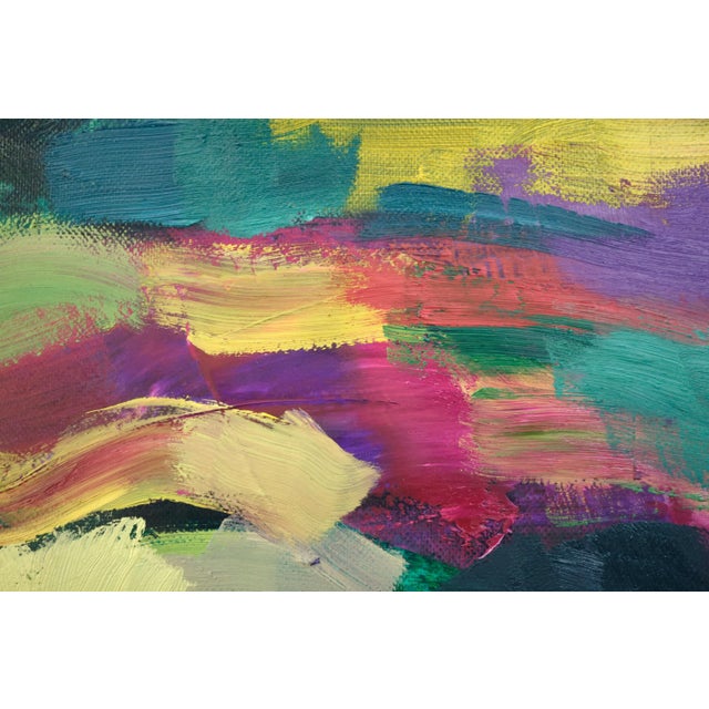 2020s "Oil Painting 10" Large Abstract Oil Painting by Simon Findlay For Sale - Image 5 of 8