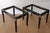 Vintage 1960s Vietnamese Black Lacquer & Mother of Pearl Side Tables - A Pair For Sale - Image 10 of 17