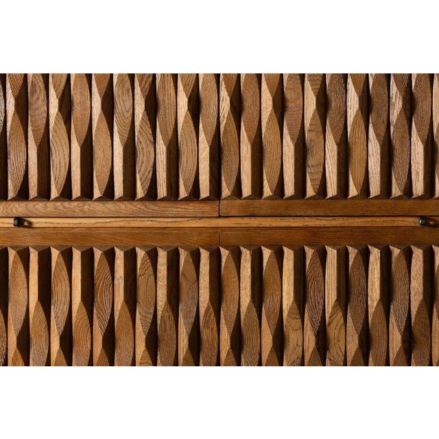 Niagara Cabinet in Oak by Maison Aurora, Belgium, 1975 For Sale - Image 11 of 17
