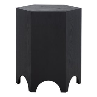 Barahan End Table in Black For Sale