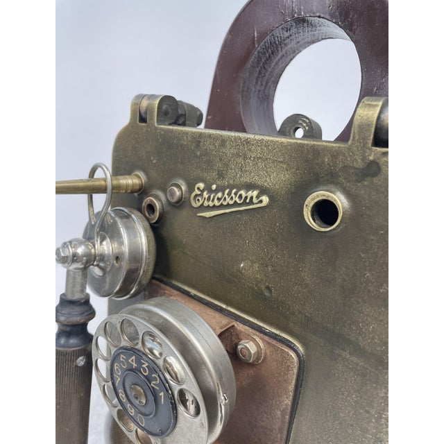 Bronze on-Board Telephone from Ericsson, 1940s For Sale - Image 4 of 18