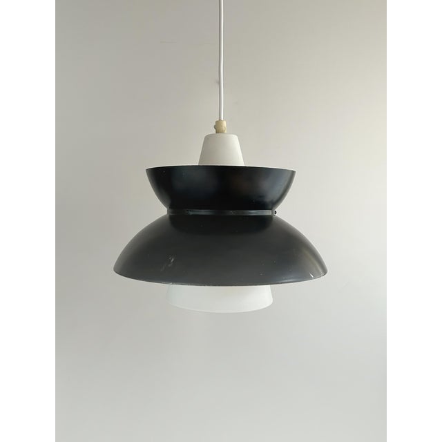 Mid-Century Modern Doo-Wop Pendant Lamp attributed to Jørn Utzon for Louis Poulsen, 1960s For Sale - Image 3 of 11