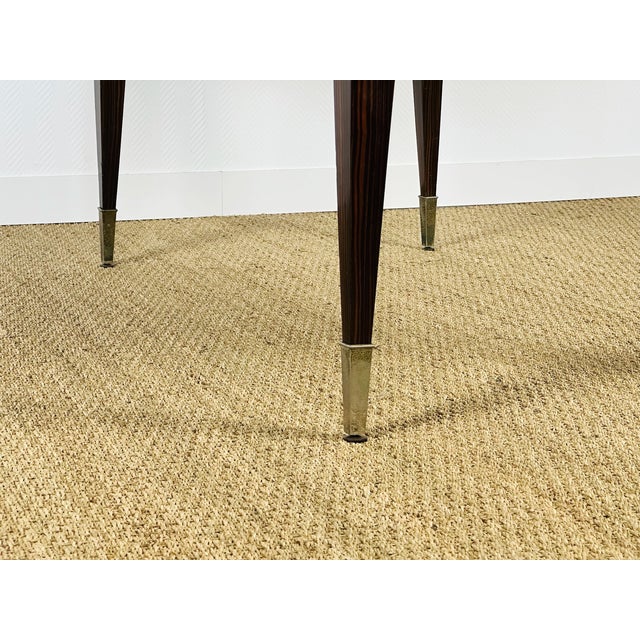 Art Deco Dining Table in Macassar Ebony with Extensions, 1940s For Sale - Image 13 of 18