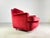 Mid-Century Modern Set of Mid-Century Red Armchairs, 1960s For Sale - Image 3 of 16