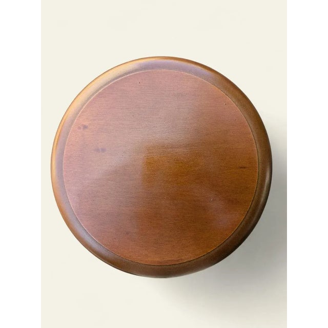 1960s Hand-Turned Plant Stand in Real Wood, 1960s For Sale - Image 5 of 11