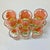 Glass 1950s Vintage Americana Boho Chic Federal Glass Company Coral Daisy Glassware -Set of 8 For Sale - Image 7 of 11