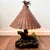 Mid 20th Century Kitsch Black Panther Ceramic Planter / Lamp Vintage Retro Tiki Style For Sale - Image 4 of 11
