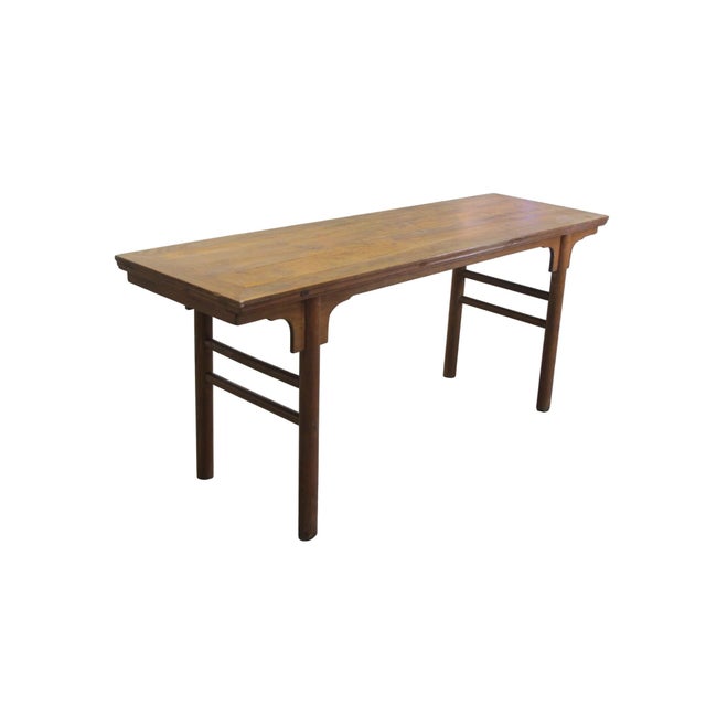 84" Long Antique Painting Table For Sale - Image 4 of 12