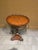 Late 20th Century Late 20th Century French Style Mixed Metal and Scalloped Wood Top Accent Table For Sale - Image 5 of 11