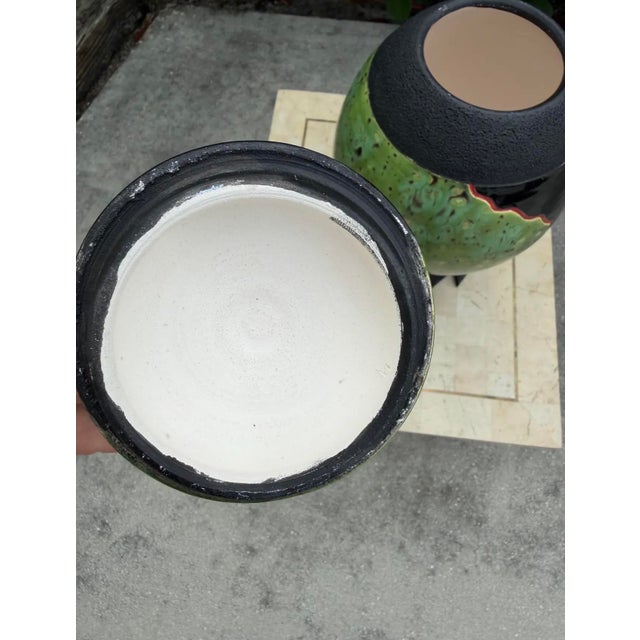 Vintage Large Studio Ceramic Covered Urn For Sale - Image 10 of 12