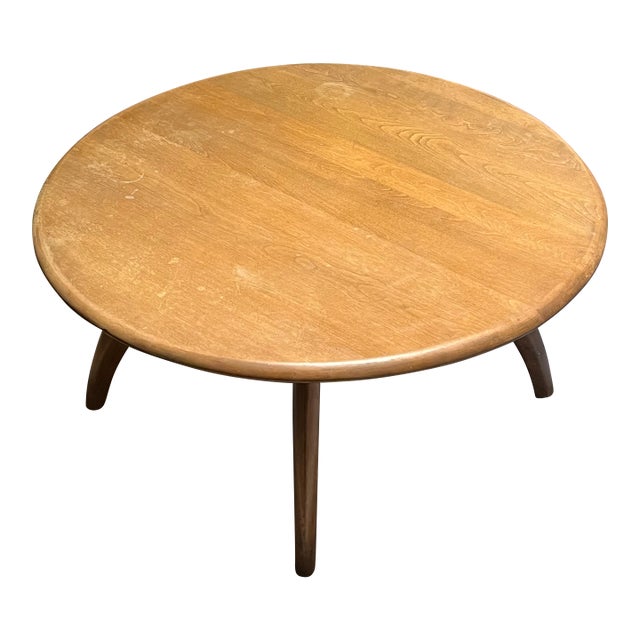 Heywood-Wakefield Lazy Susan Coffee Cocktail Table For Sale