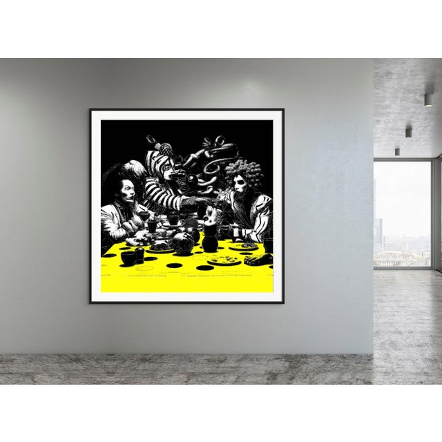 56' X 56' - 'Conversation' #2 - Contemporary Extra Large Limited Edition Print by Diane Grant Studio For Sale - Image 4 of 6