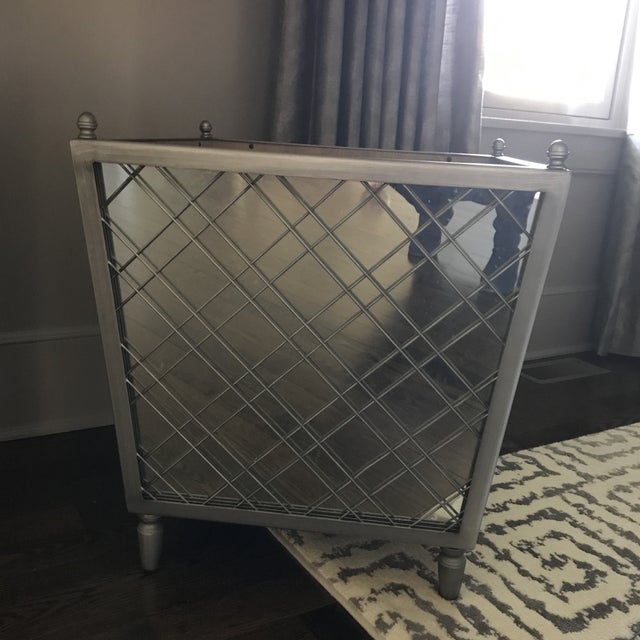 Mirrored Indoor Planter For Sale - Image 4 of 4