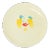 Hand-made Flat Ceramic Dish from A. Kurakina, 2019 For Sale