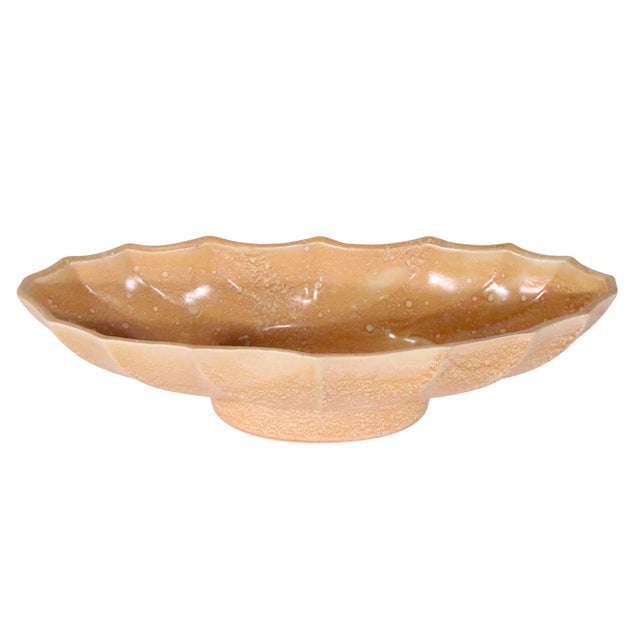 Mid Century Cookson Pottery Center Bowl Marked C P 3200 U S A For Sale - Image 11 of 12