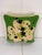 Vintage Shamrock accent pillow is green and cream. Featuring a handmade hooked wool construction in multiple shades of...