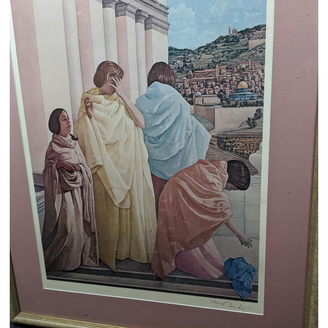 1970s 1973 Harold Bruder Pencil-Signed Holy City Art Print – 1972 Nyc Gallery Provenance For Sale - Image 5 of 13