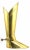 Brass umbrella holder in the form of a riding boot, with stamped brass detail and solid brass spur. Heavily weighted for...