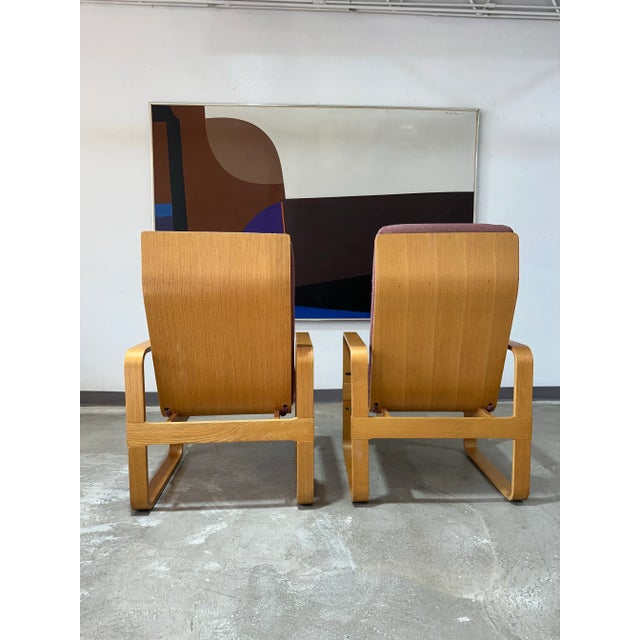 1980s Pair of Vintage Thonet Bentwood Lounge Chairs For Sale In Tampa - Image 6 of 11