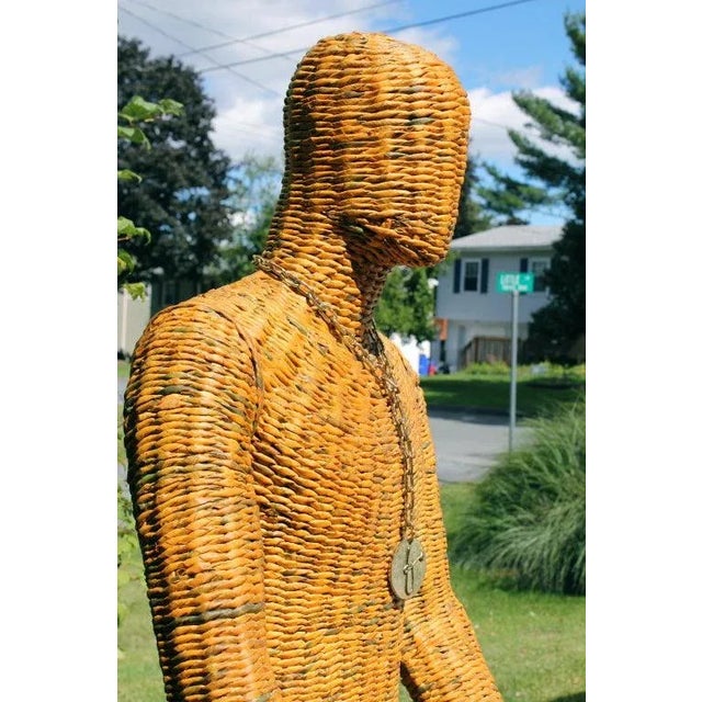 Rolled Newspaper Family by Fernandez For Sale In Palm Springs - Image 6 of 11