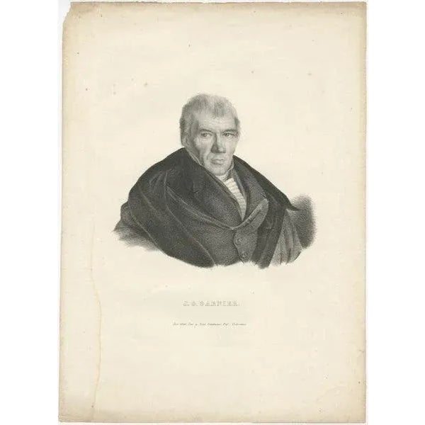 Portrait of Jean-Guillaume Garnier, 1850s, Paper For Sale - Image 6 of 6