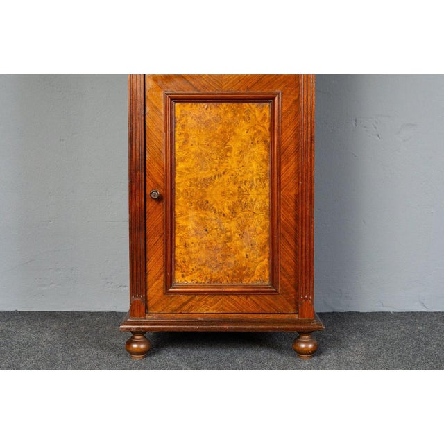 Vintage Brown Wash Cabinet For Sale - Image 9 of 17