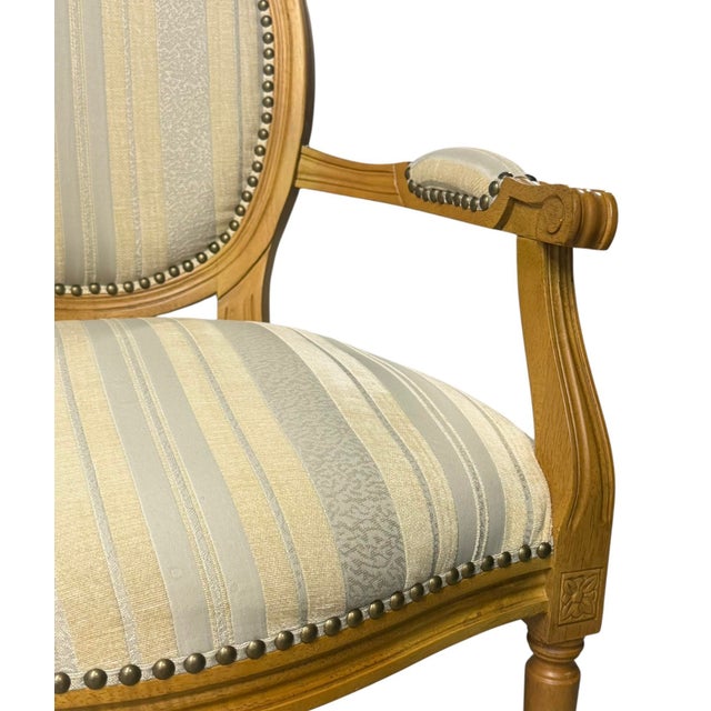 1970s 1970s Pair of Old Hickory Tannery Serena Arm Chairs For Sale - Image 5 of 11