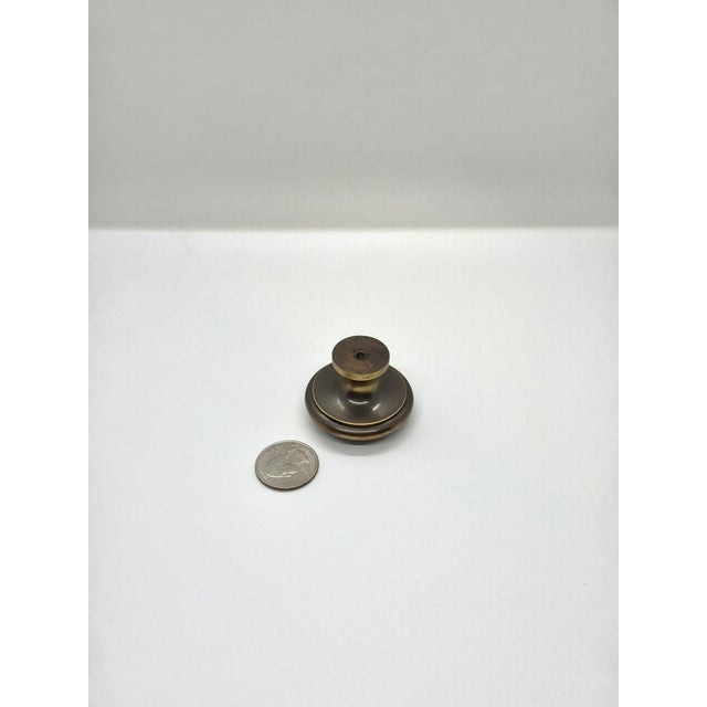 Hickory Chair Furniture Company Hickory Chair Brass Knob Honey Bronze For Sale - Image 4 of 4