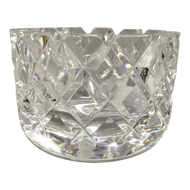 Orrefors Sofiero Large Cut Crystal Bowl For Sale