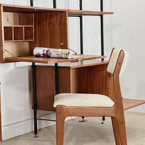 Mid-Century Modern Wall Unit Bookcase from Avalon For Sale - Image 3 of 14