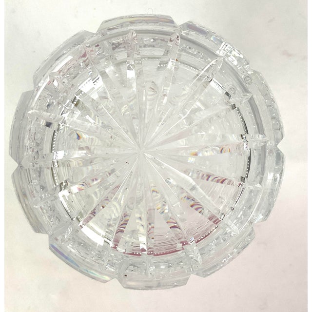 Mid 20th Century Starburst Cut Miniature – 6 Ounce Capacity Decanter For Sale - Image 4 of 10