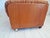 Mid-Century Saddle Ottoman in Teak and Caramel Velour on Castors from G-Plan, 1980s For Sale - Image 9 of 14