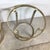 Late 20th Century Vintage Brass & Glass Side Tables With Circular Bases – Pair For Sale - Image 5 of 12