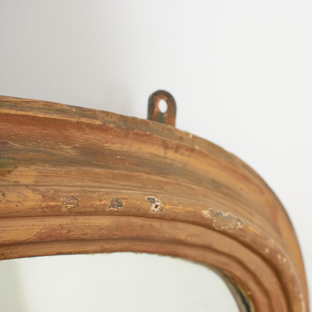 Glass Antique Victorian French Overmantle Mirror For Sale - Image 7 of 8