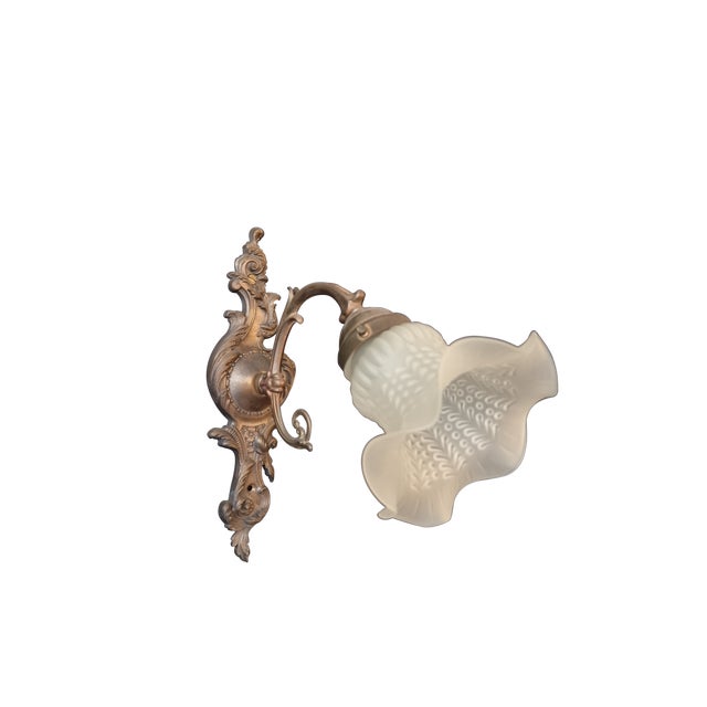 Wall Lamp with Tulip Shade by Bakalowits, 2010s For Sale - Image 4 of 4