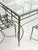 1970s Mario Papperzini for Salterini Iron Patio Dining Set, 6 Chairs & Matching Table, Attributed For Sale - Image 11 of 18