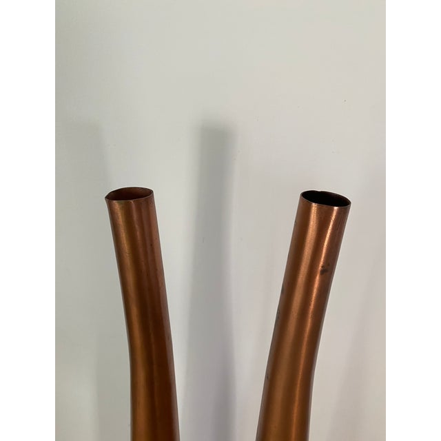 Vintage Tall Copper Vases a Pair Chairish