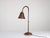 Animal Skin Vintage French Stitched Leather Table Lamp by Jacques Adnet, 1950s For Sale - Image 7 of 10