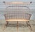Store Item: Windsor Chair Comb Back Bench W Arms, Tiger Maple, Oak & Maple Made In Ohio by Joe Graham Description:...