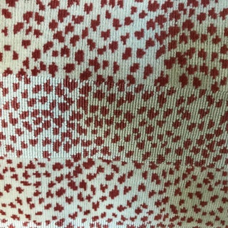 5 1/4 Yds of Cowtan and Tout Malabar. Terracotta/Cream- 2 Pieces For Sale