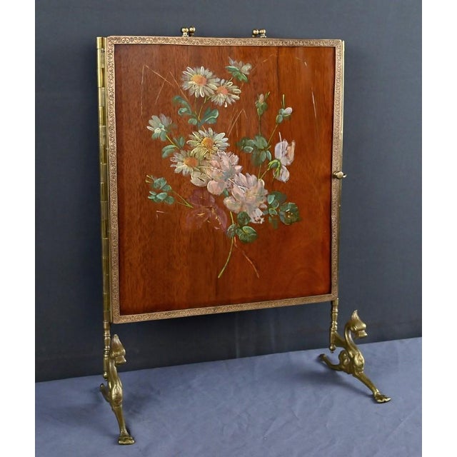 Bronze Triptych Mirror, 1900s For Sale - Image 3 of 17