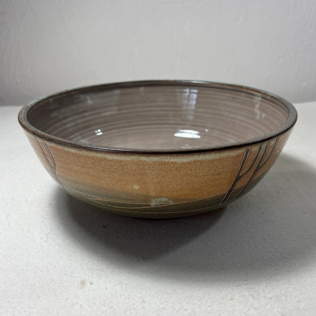 Vintage Art Pottery Bowl by Denah Griffiths For Sale - Image 9 of 12